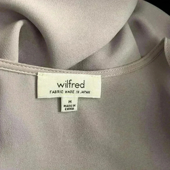 Wilfred Lavender Sleeveless Top in Polyester and Silk Size M - Picture 6 of 7